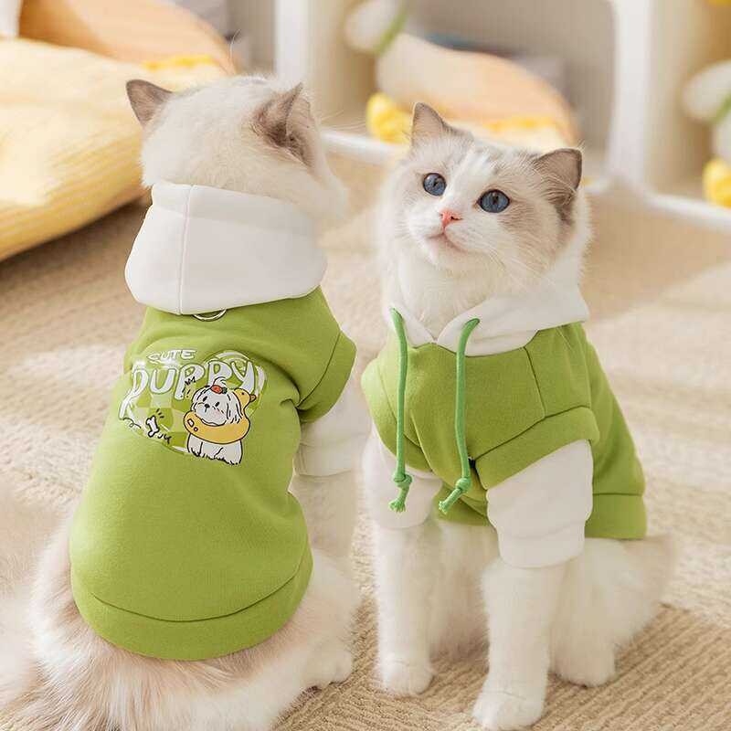 Cat Apparel Fall Cat Sweater Stylish Male Cat Clothes Anti