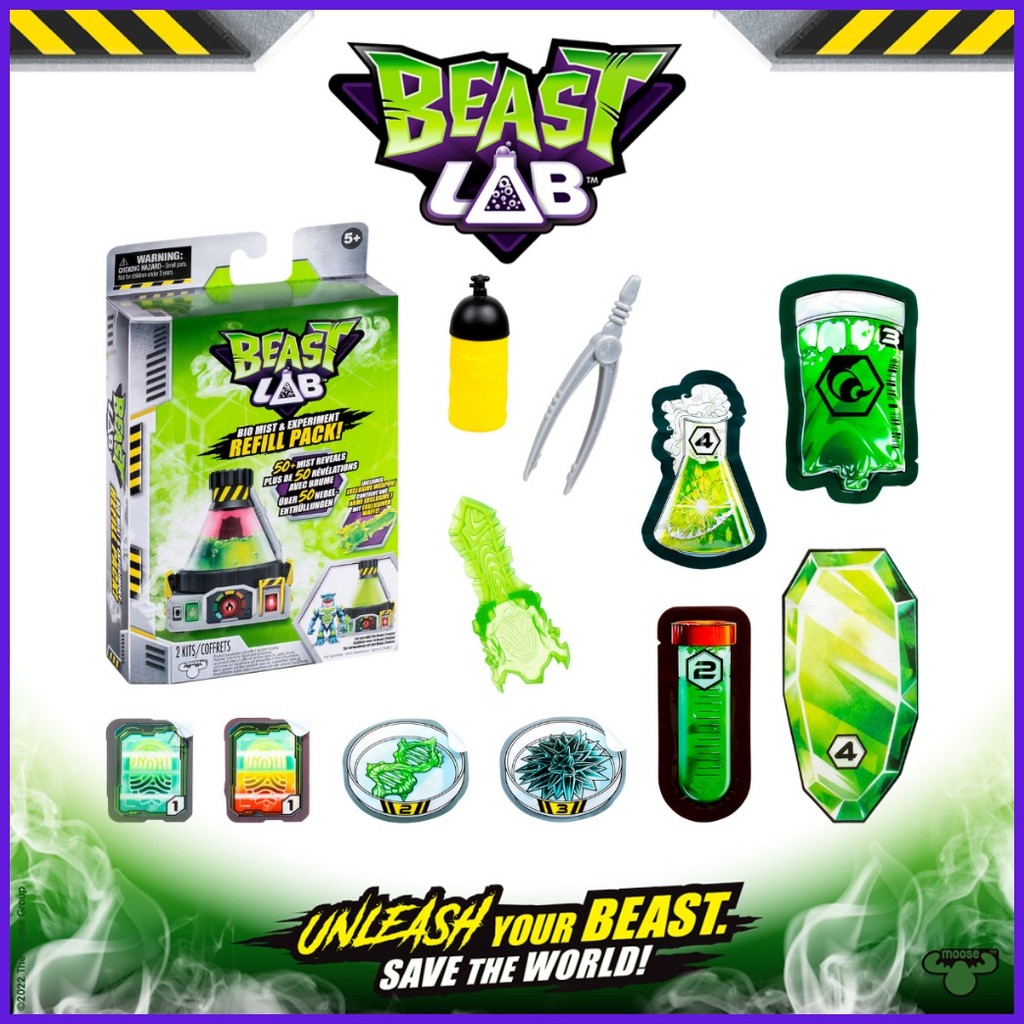 Beast Lab - Bio Mist and Experiment Refill Pack, Includes 2 Experiments ...