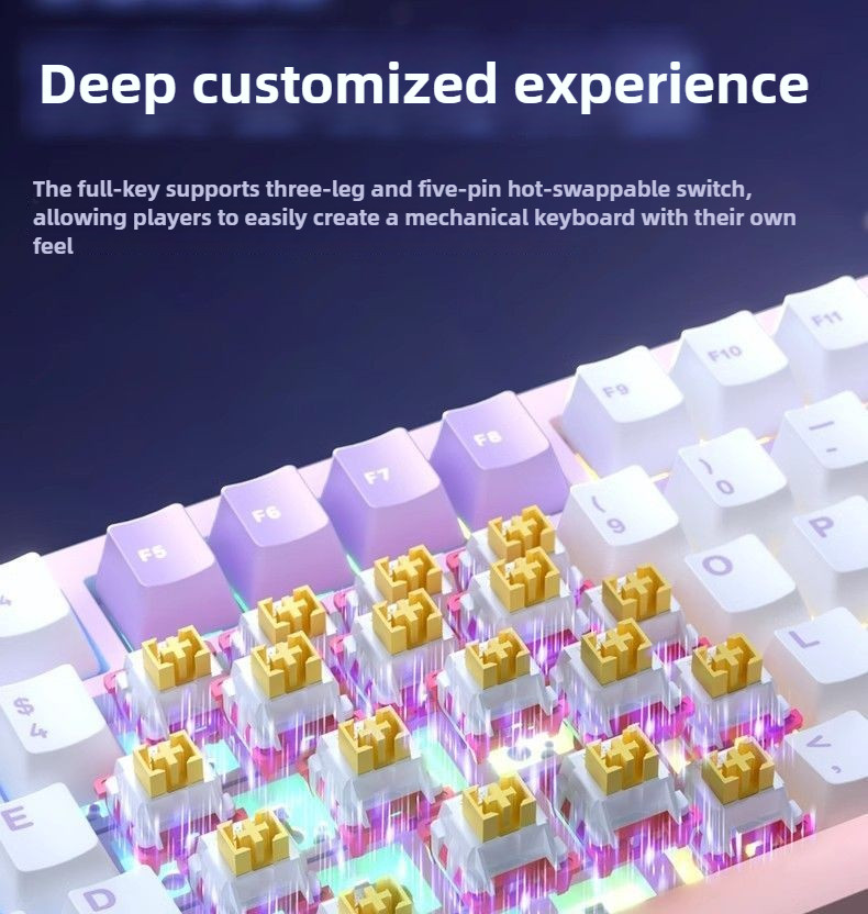 LEOBOG Hi86 Aluminum Lumpy Mechanical Keyboard 75% Equipped with Gasket ...