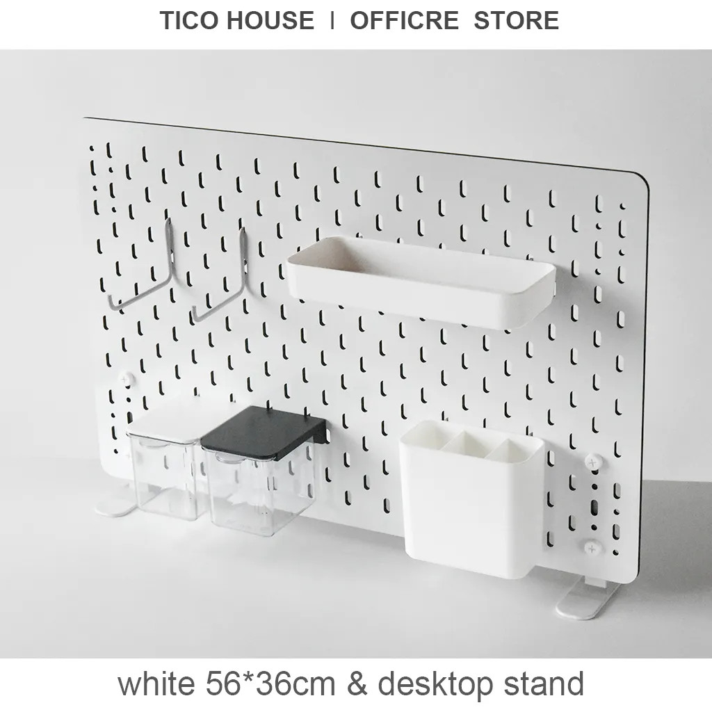 Pegboard Peg Board Organizer Accessories Shelf Wall Hanging Rack ...