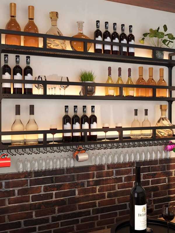 Light Bar Counter Wall Display Inverted Cup Restaurant Home Wall ...