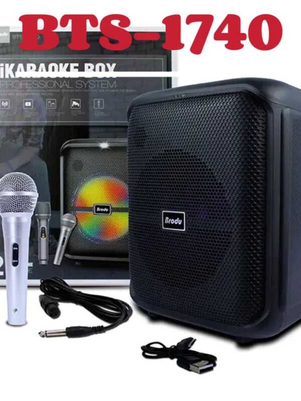 Bts-1740 Bluetooth W/Party Jukebox Speaker W/ Built-In Karaoke - Party ...