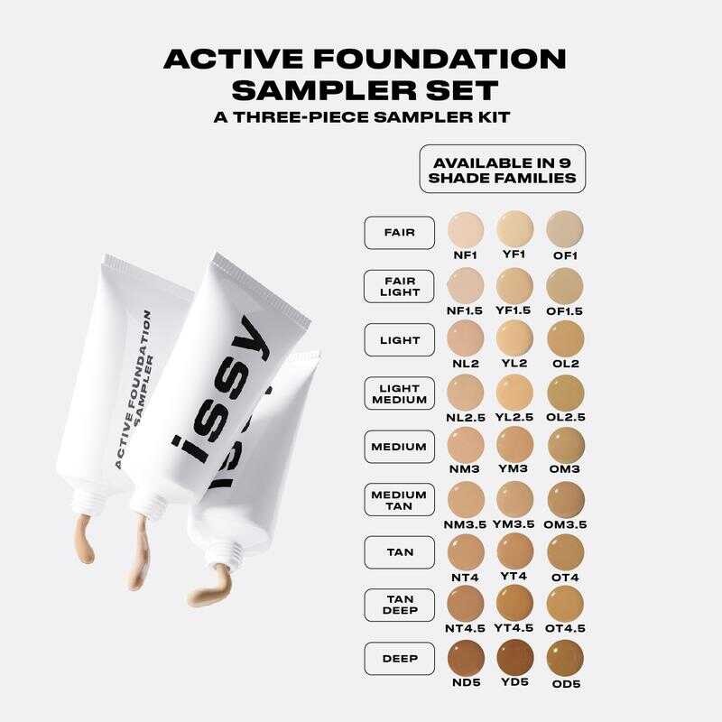 Issy Active Foundation Sampler Set | Shopee Philippines