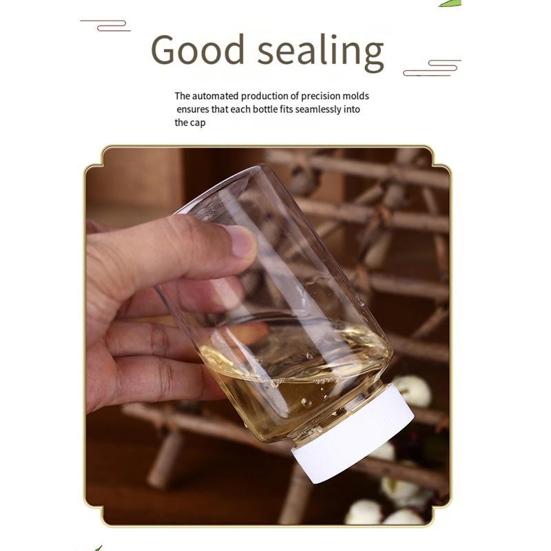 5pcs Plastic PET Clear Empty Seal Bottles Container Refillable Packing ...