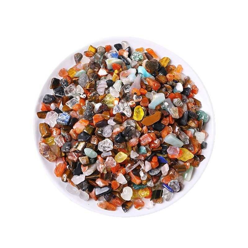Crystal Natural Colorful Gravel Fish Tank Decor Agate Tourmaline ...