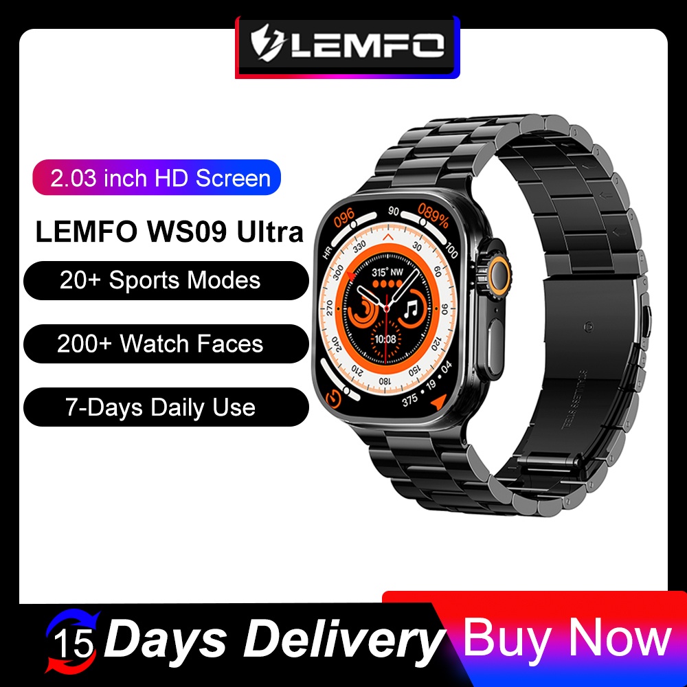 Lemfo Smartwatch Smart Watch Ultra Series Men Women Bluetooth