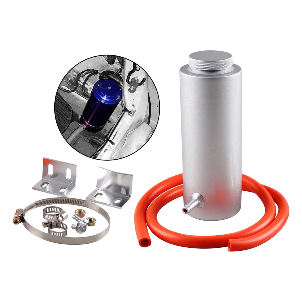 Universal Car Radiator Coolant Oil Catch Can Overflow Catch Tank Sier