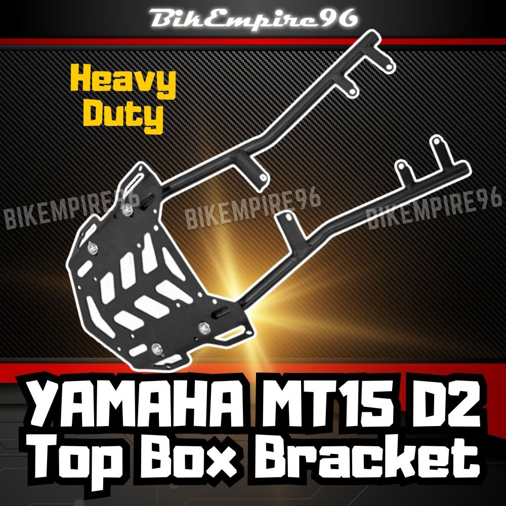 Yamaha MT15 Heavy Duty Top Box Bracket D2 Monorack Luggage Rack Cargo ...