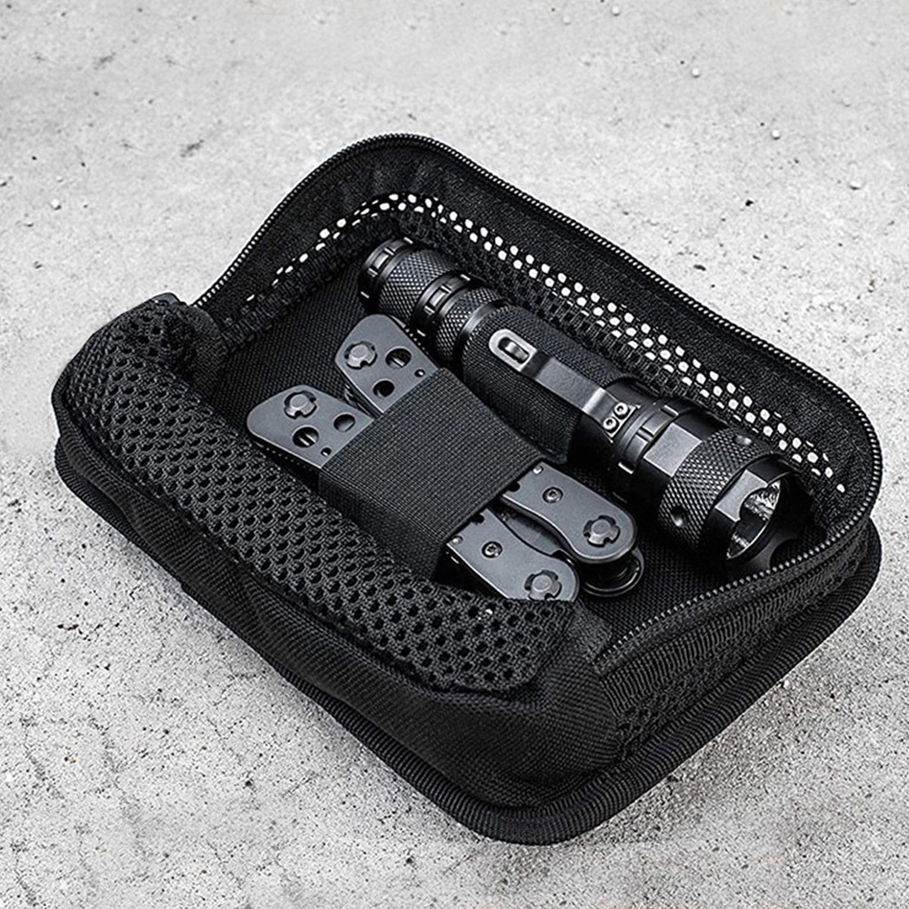 LUC Practical nylon mesh MOLLE system for EDC tool storage and vest ...