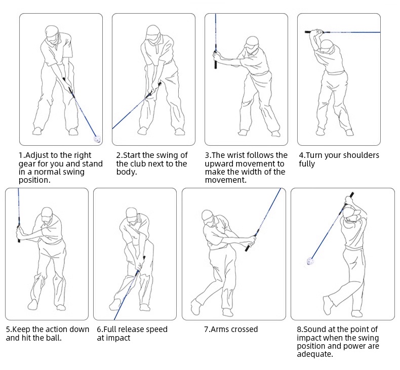 PGM Golf Swing Stick Sound Training Stick Increase Swing Speed Delay