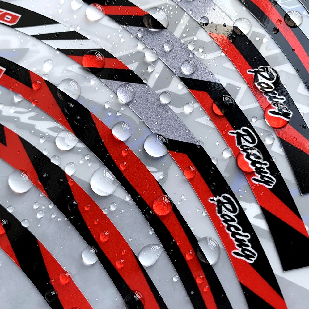 ADV 160 Reflective Motorcycle Wheel Sticker Rim Hub DecalsFor HONDA ADV ...