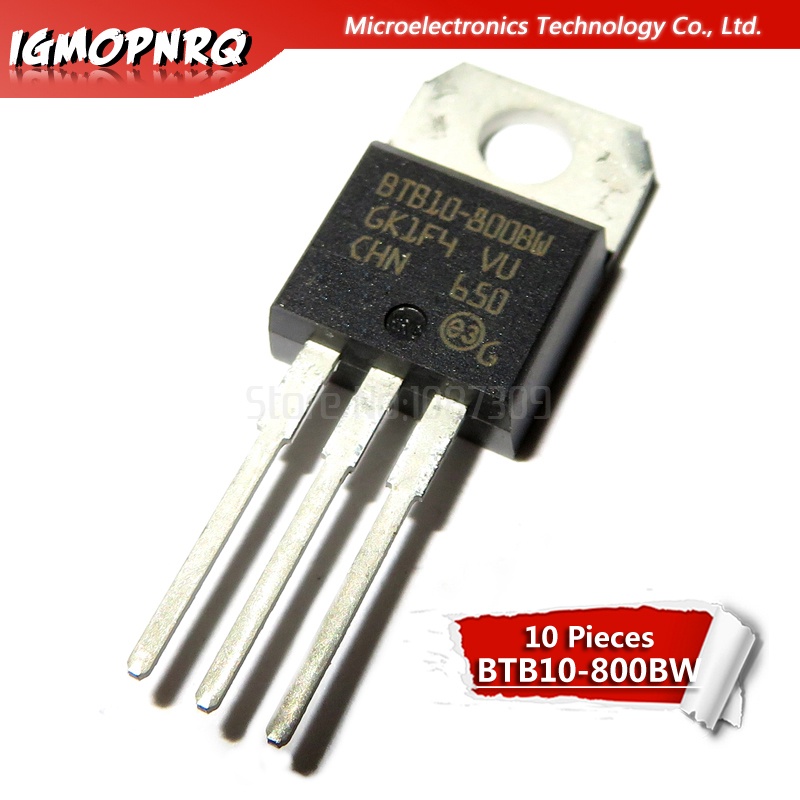10pcs BTB16-600BW TO220 BTB16-600 TO-220 BTB04-600SL BTB04-600 BTB10 ...
