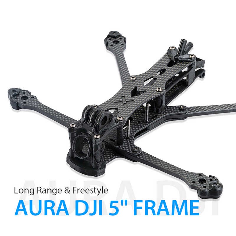Foxeer Aura 5 Inch 235mm DJI/Vista/Analog Freestyle Long Range Frame ...