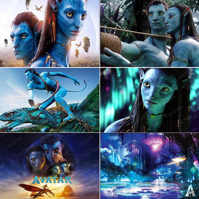 Avatar Backdrop Birthday Party Decoration Photography Background Magic ...