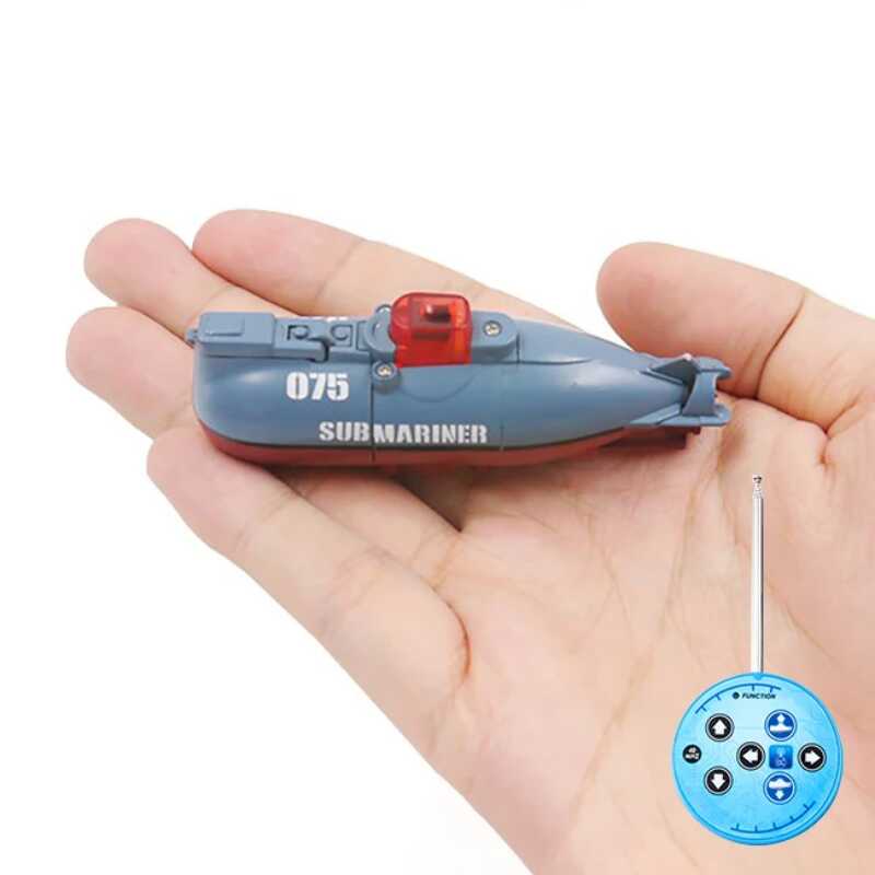 Mini RC Submarine 0.1M/S Speed Remote Control Boat Waterproof Diving ...