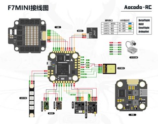 Mini Aocoda-Rc F7 - FC Flight Controller - PARA RC DRONE | Shopee ...