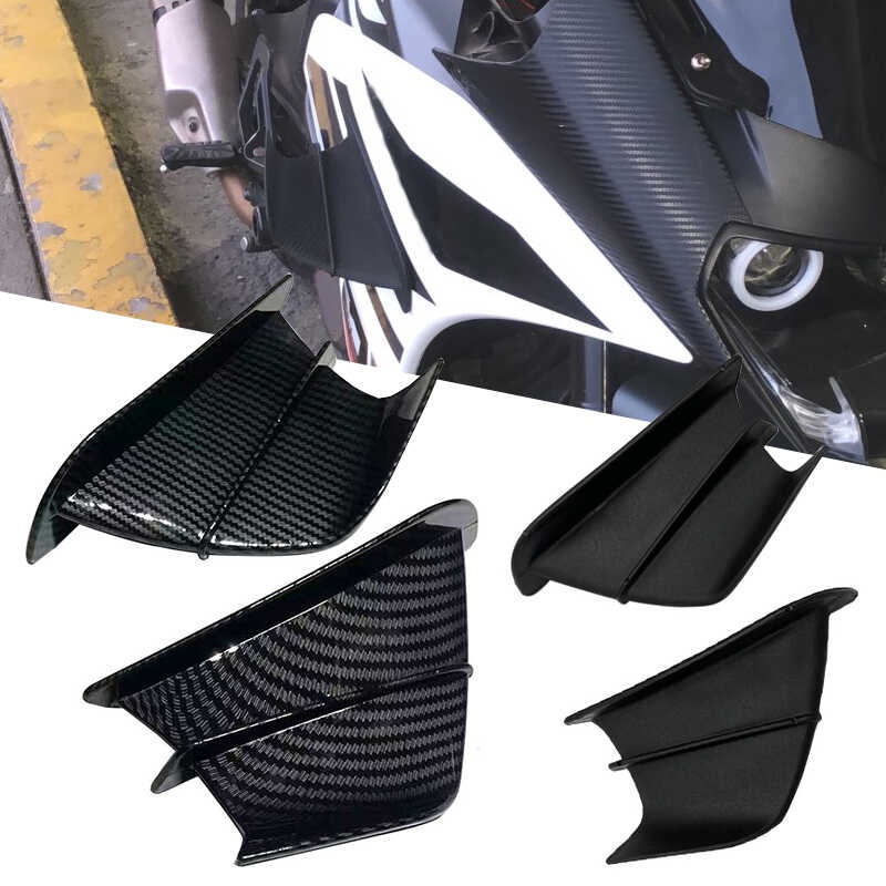 Motorcycle Front Fairing Aerodynamic Winglets Dynamic Wing Kit Para sa ...