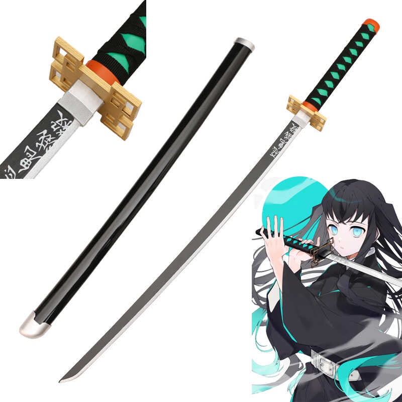 Cosplay Anime Kimetsu No Yaiba Sword Awesome Weapon Katana Demon Slayer ...