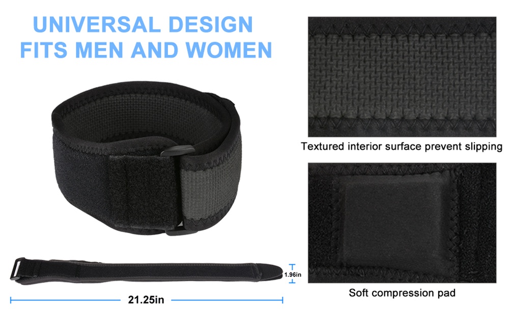NEENCA IT Band Strap, Adjustable Iliotibial Band,Knee, Thigh, Hip & ITB ...