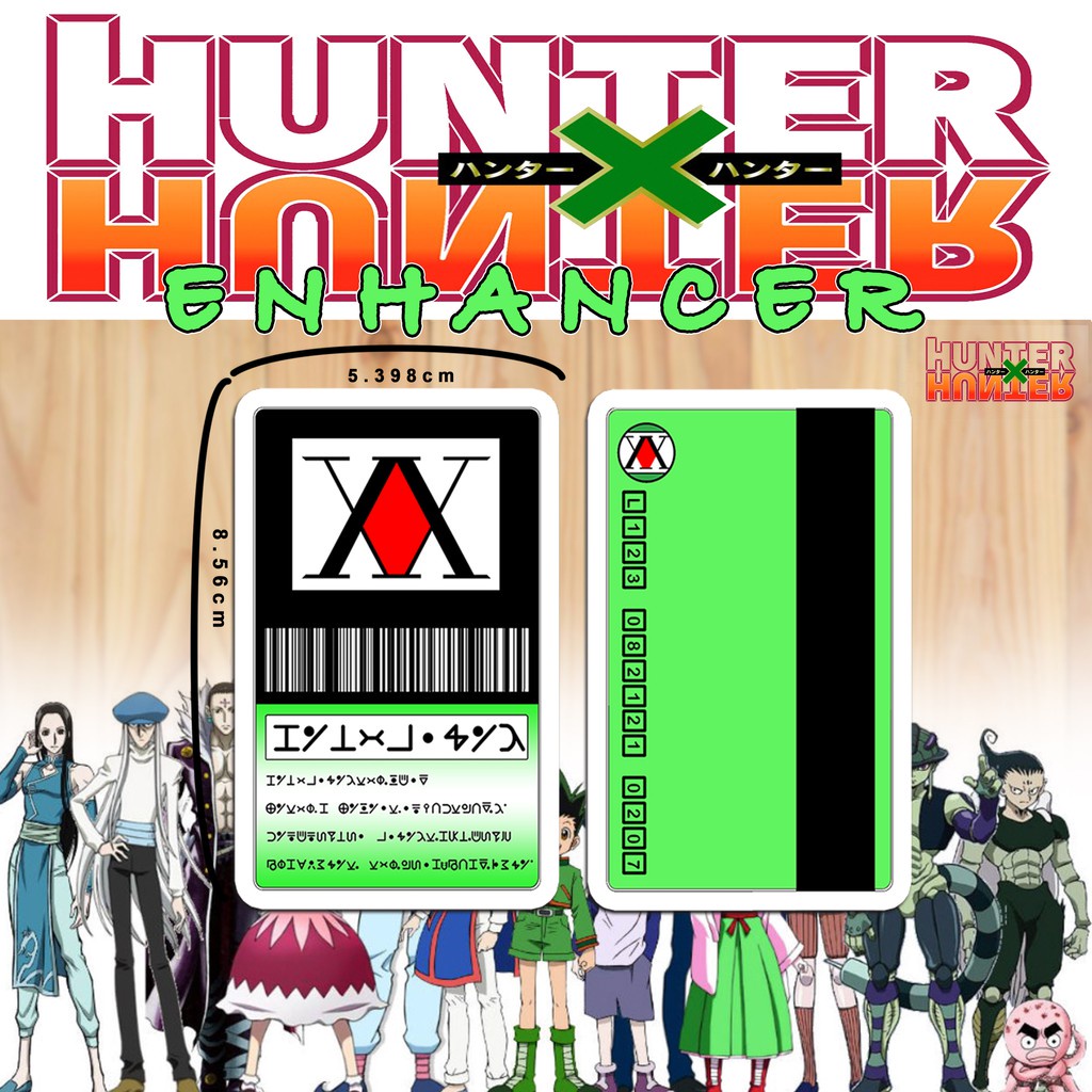 ♞Hunter X Hunter Enhancer licensed ID card customize Nen Type PVC