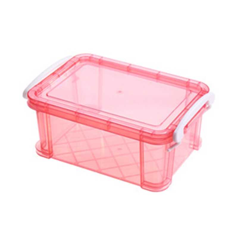 Transparent Index Card Holder Removable SnapTight Lid Notecard