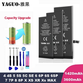 Original Brand New Battery For iPhone SE 2020 4 4S 5S 6 6s 6p 6sp 7 7p 8  Plus X Bateria For Apple With Tools