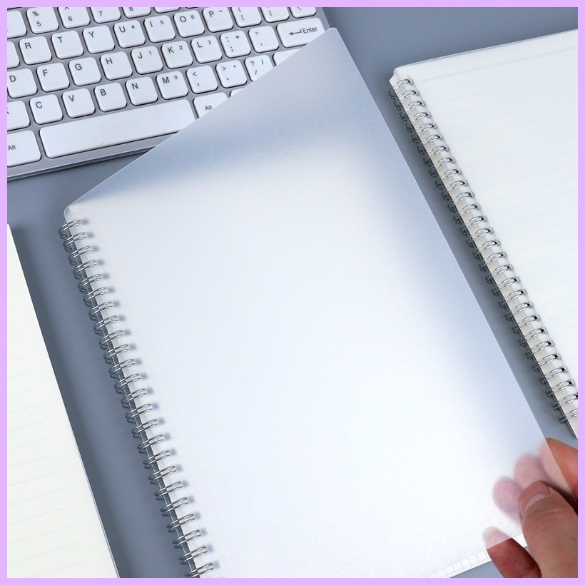 Muji Styled Spiral Note Book Lined Grid Blank pring Notebook A5 Hard ...