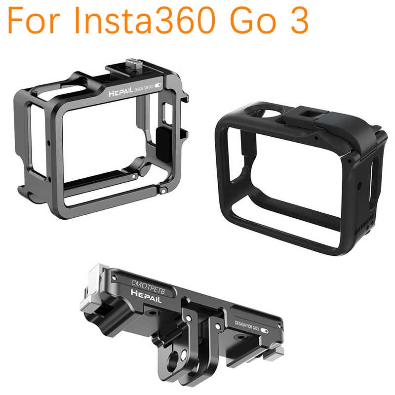 intax camera Rabbit Cage para sa Insta360 GO 3 Protective Frame Case ...