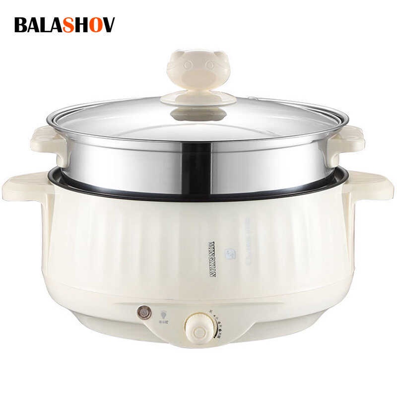 1.7L Electric Cooker Multicooker 220V Hotpot Stew Heating Pan Rice