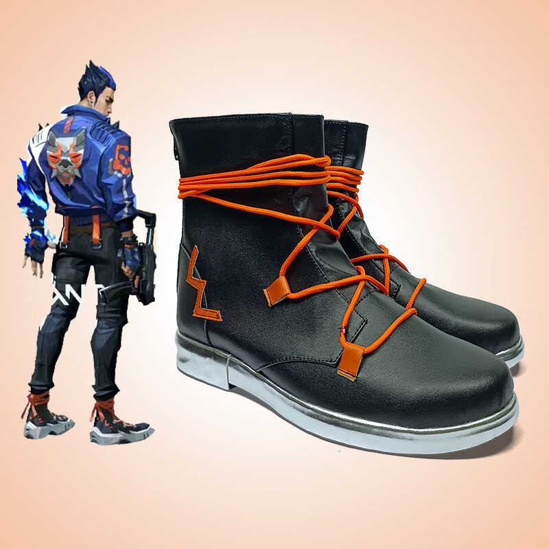 shoes Cosplay Valorant Fearless Contract Night Slash Yoru cosplay shoes ...