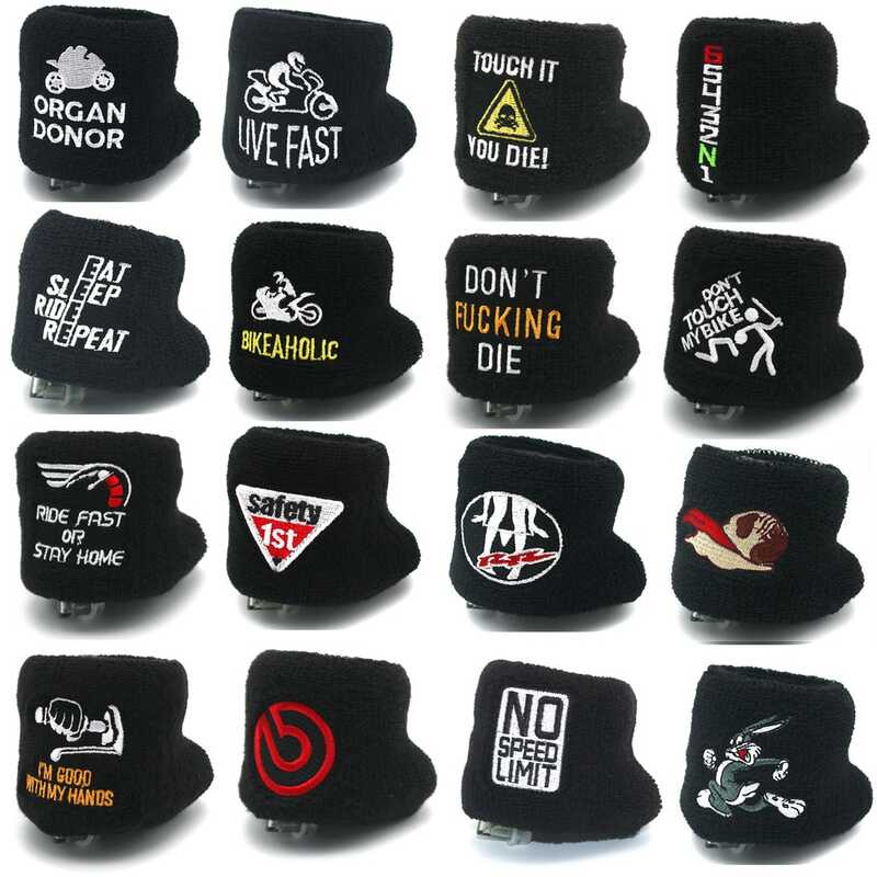 3D Motorcycle Front Fluid Brake Reservoir Sock Para sa Suzuki HONDA