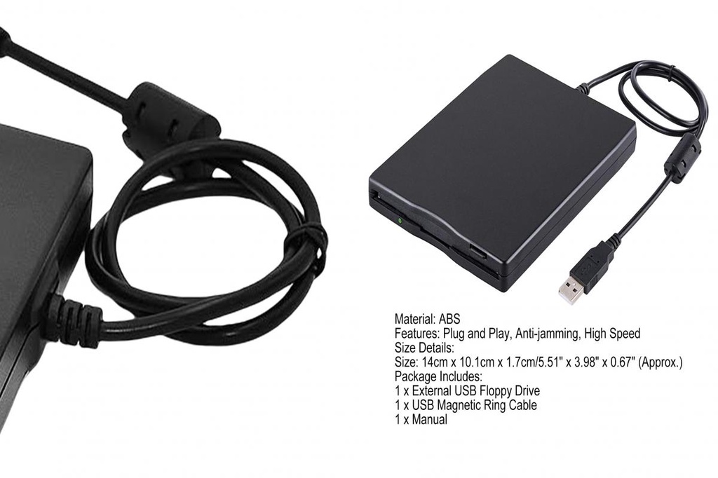 [RB] Ultrathin Floppy Disk Drive Computers Accessories 144MB USB FDD