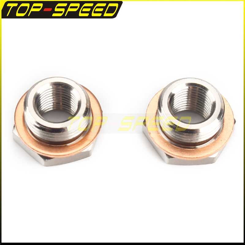 Mga Adapter ng Motorcycle Lagyan ang 02 O2 Sensor Ports Bungs 18mm