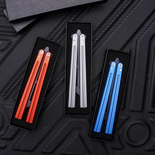 Portable Folding Butterfly Knife CSGO Balisong Trainer Stainless