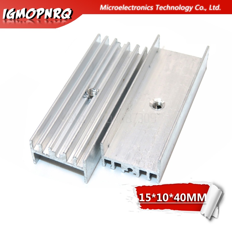 10pcs Aluminum Heatsink Radiator 15*10*40mm Transistor TO-220 hjxrhgal ...