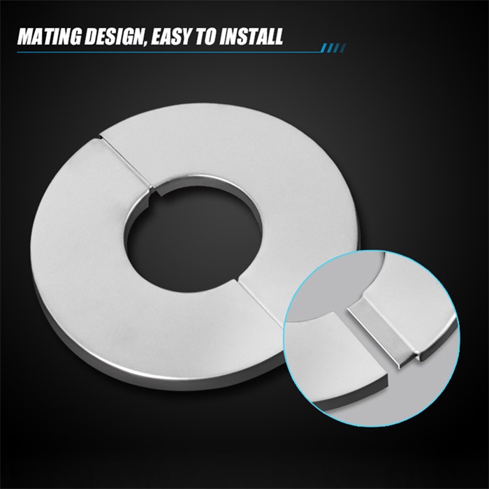 FEELING⭕Stainless Steel Wall-mounted Water Pipe Covers, Faucet and ...