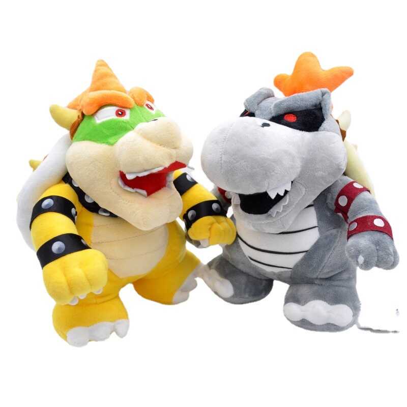 25CM Mario Bros Games Yoshi Anime Super Marios King Bowser JR Koopa ...