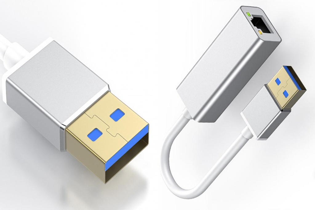 [RB] Portable Adapter for Notebooks USB 30 to RJ45 Network
