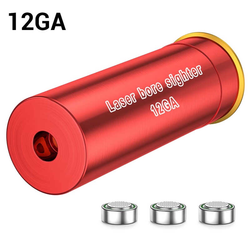 Tactical Red Laser Bore Sight 12 Gauge Bore Sight Red Dot Boresighter