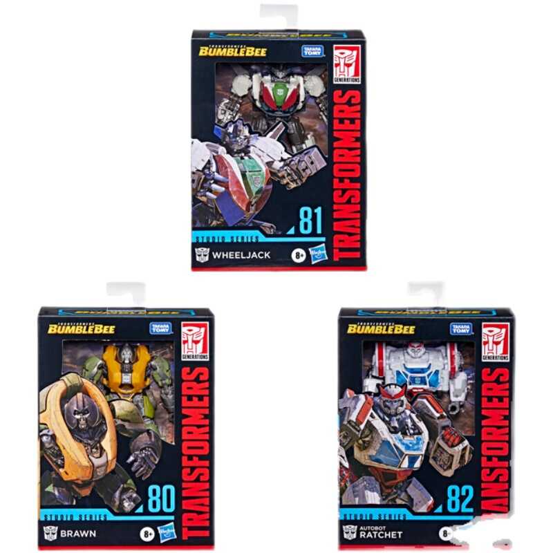 Original Takara Tomy Hasbro Transformers Studio Series Ss80-81-82 Brawn ...