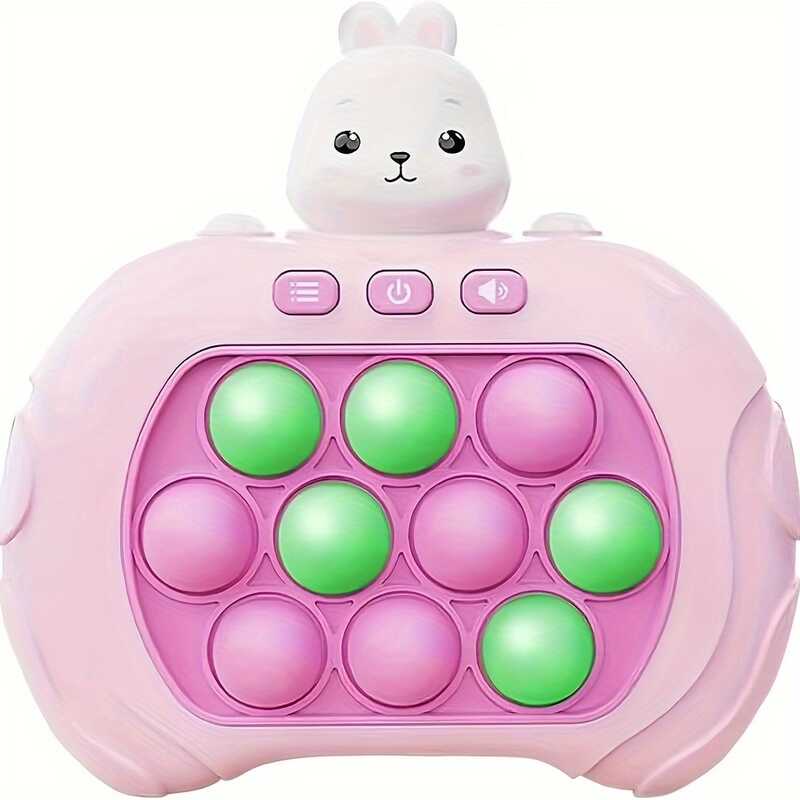 Rabbit-Pop Fidget Children Adult, Handheld Quick Push Bubble Toy Pop It ...