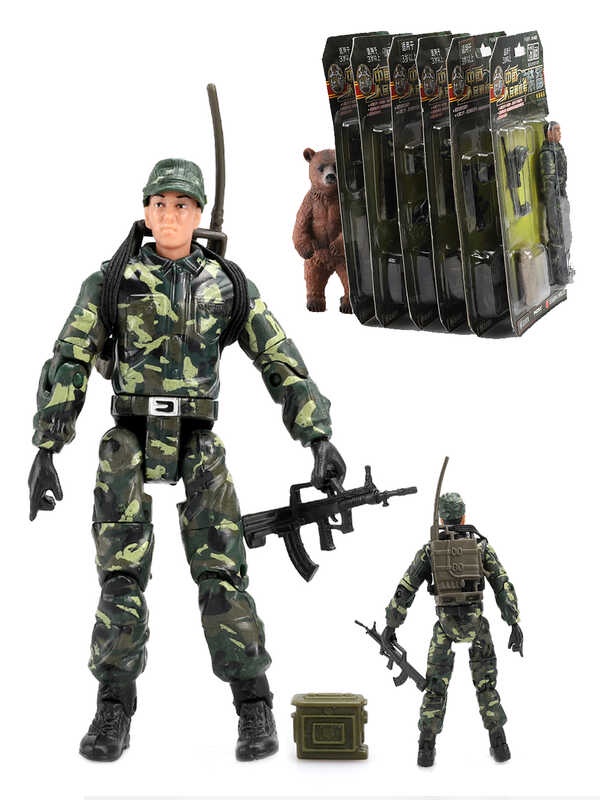 Viikondo 1/18 Action Figure 3.75In Chinese PLA World Peacekeeper Army ...