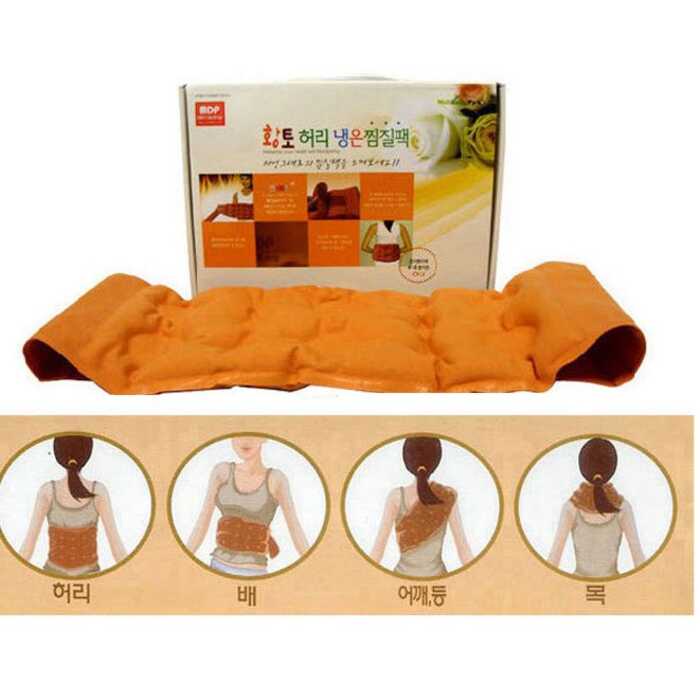 Korean Hot and Cold pack/ MDP WellBeing Body Red Clay Heating Pad Microwavable for a Hot Pack