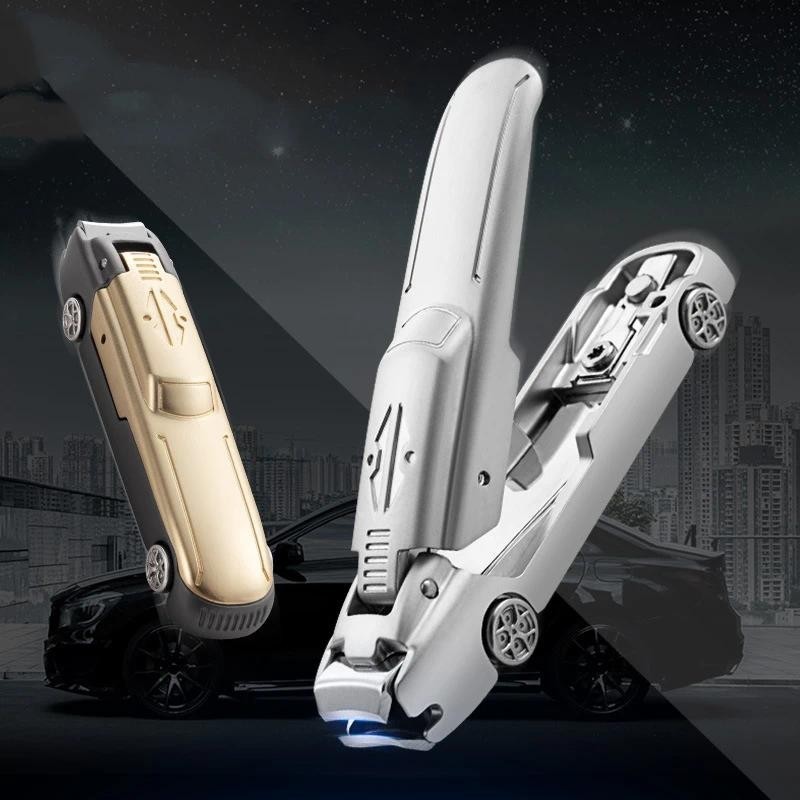 Car-shaped No Splash Nail Clippers Stainless Steel Fingernail Cutter ...