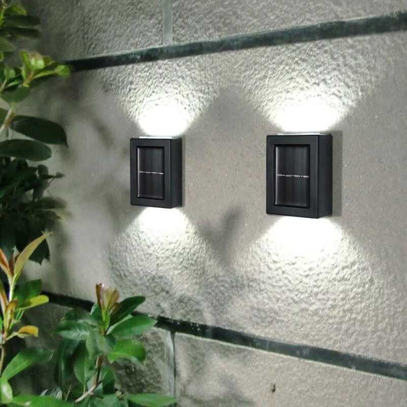 Applicable To 90 4 Solar Wall Lamp 2022 LED Outdoor Light Up Down Path ...