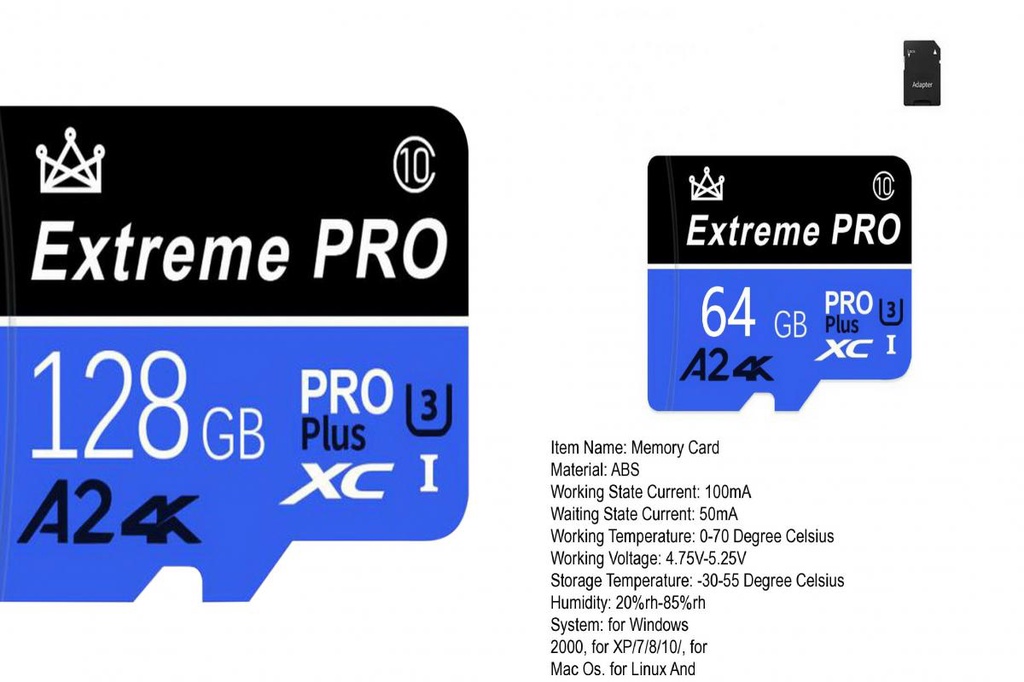 COOD Highspeed Memory Card 4k Video Recording Memory Card Highspeed