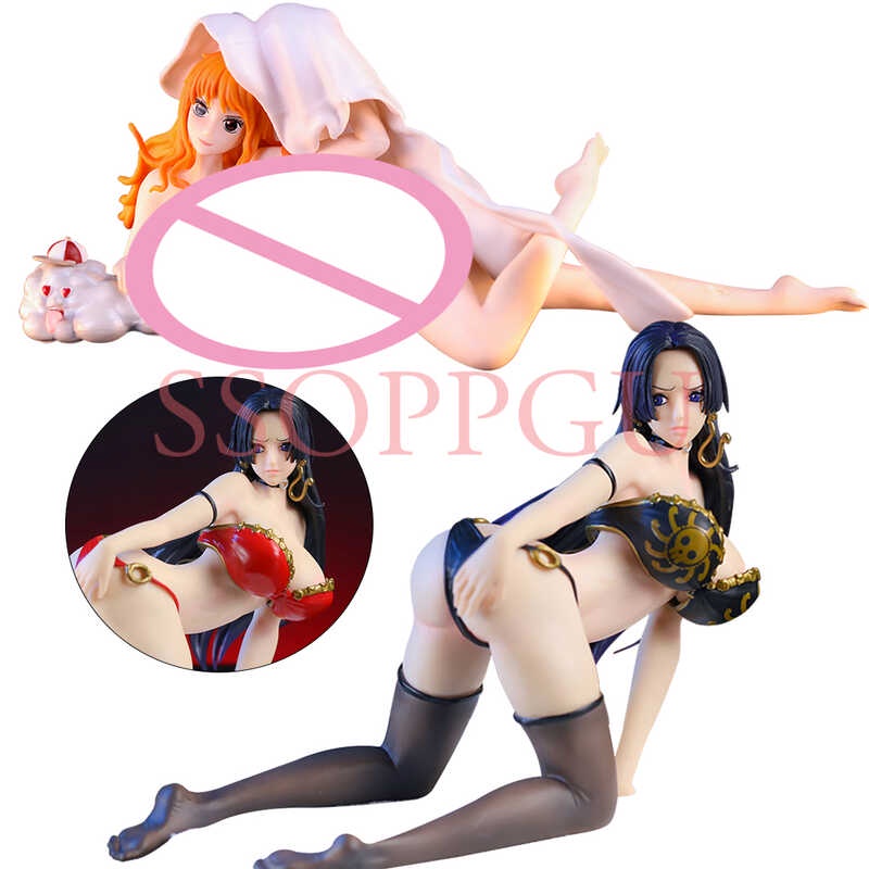 One Piece Boa Hancock Nami Figure Bb Series Swimwear Bath Towel Adult Girl Anime Peripherals 3237