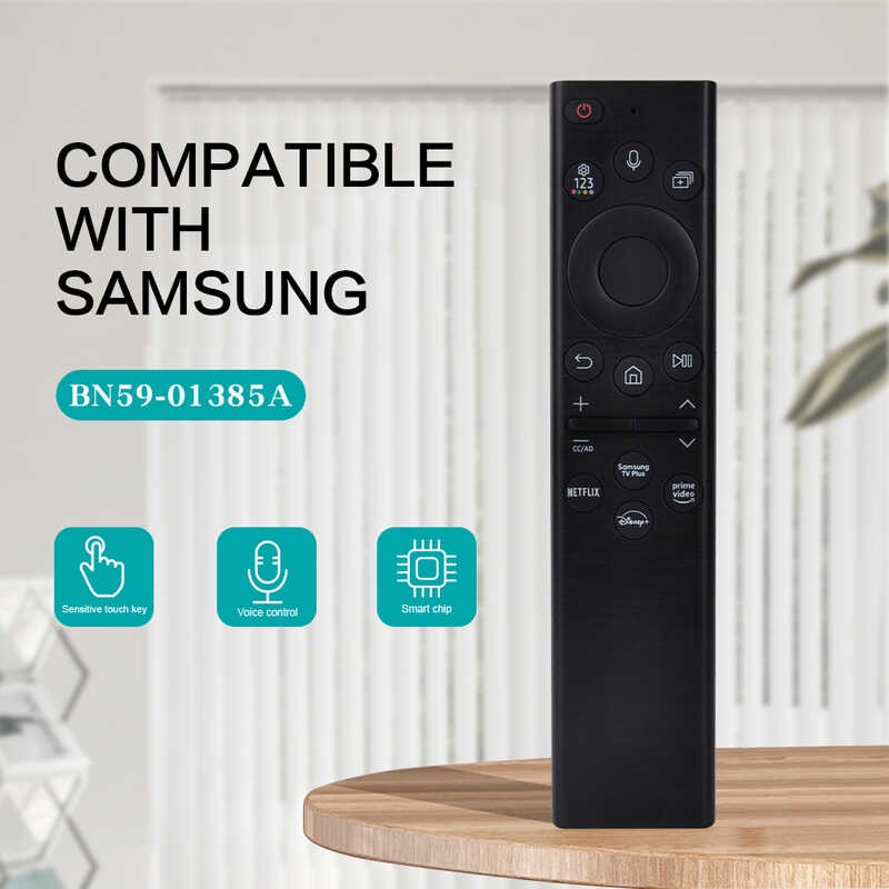 Voice Remote Control BN59-01385A Compatible with Samsung QN900B 8K 4K ...