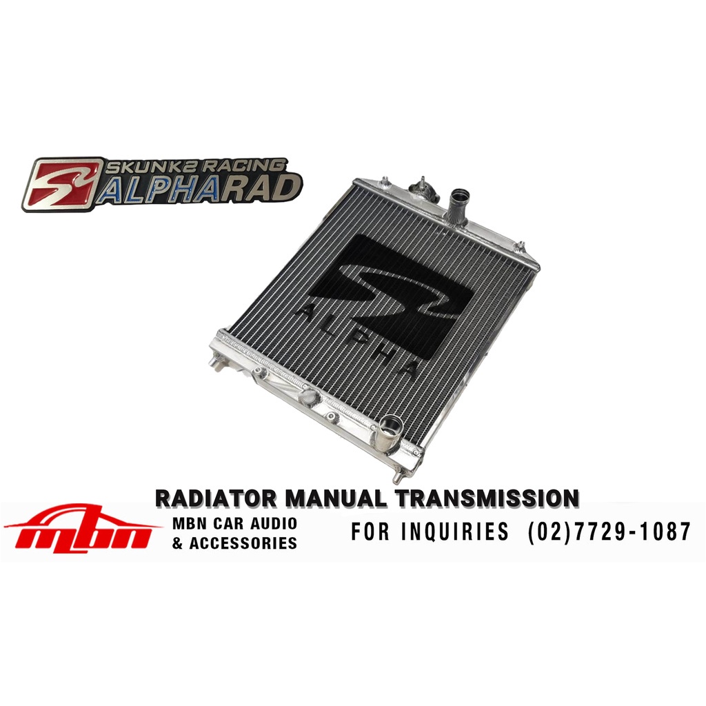 Skunk2 Alpha M/T Full Aluminum High Performance Radiator 2 Rows Big ...