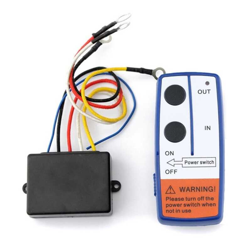 Walang Wire Electric Digital Winch Remote Control para sa Truck Towing